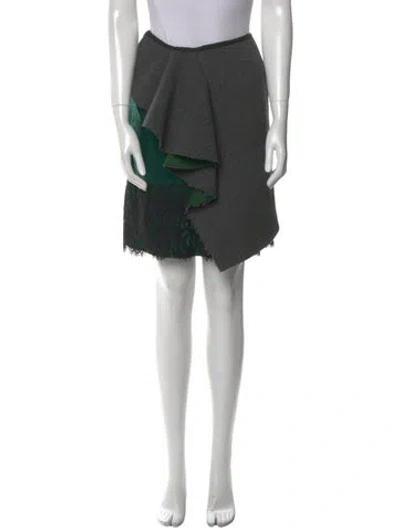 Pre-owned Sacai Wool Knee-length Skirt W/ Tags In Multi