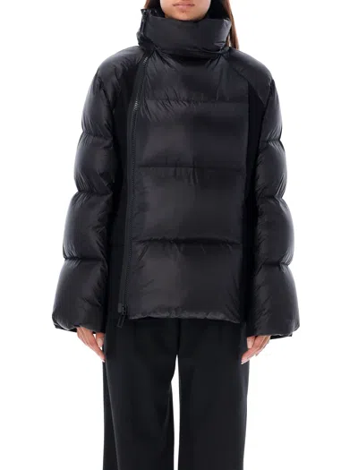 SACAI SACAI WOOL MELTON DETAIL DOWN JACKET