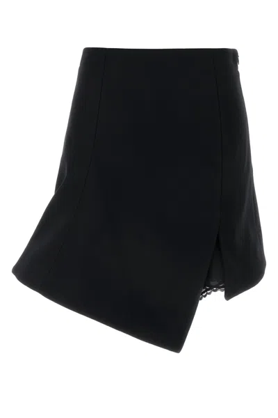 SACAI WOOL MELTON SKIRT