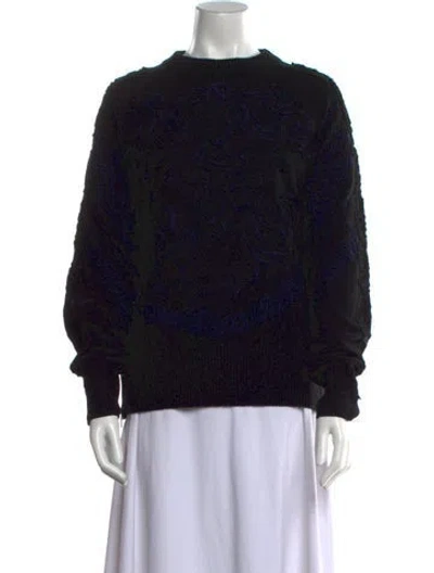 Pre-owned Sacai Wool Mock Neck Sweater In Black