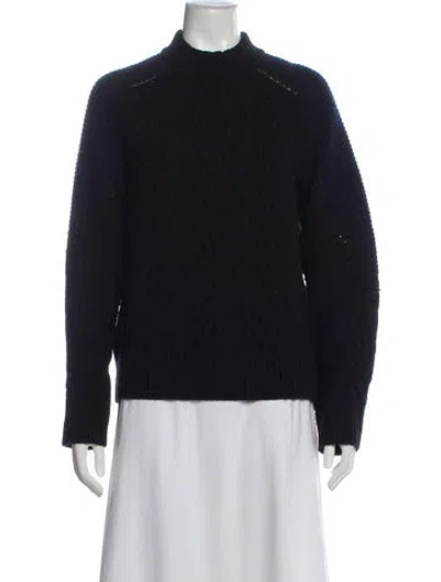 Pre-owned Sacai Wool Mock Neck Sweater In Multi