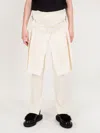 SACAI WOOL PANT KNIT OFF