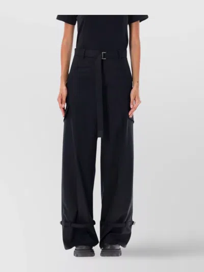 SACAI WOOL SUITING CARGO PANT