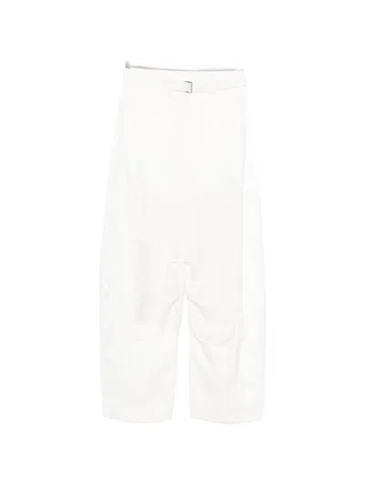 Sacai Wool Trousers In White