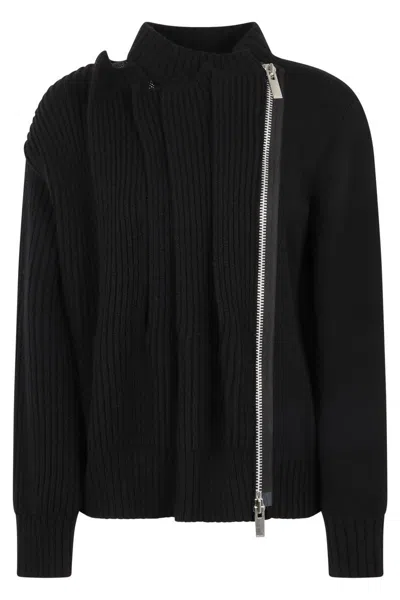 Sacai Wool Turtleneck Sweater