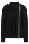 Sacai Ribbed-knit Zip-front Cardigan