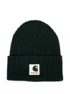 Sacai X Carhartt "carhartt Wip" Wool Knit Beanie Accessories In Green