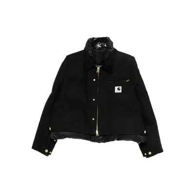 Sacai X Carhartt Outerwears In Black