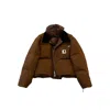 Sacai X Carhartt Fabric Jackets In Brown