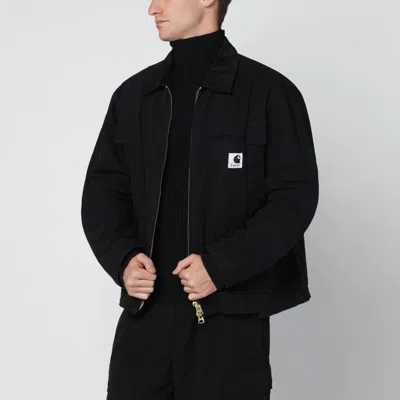 Sacai Black Cotton Zip Jacket