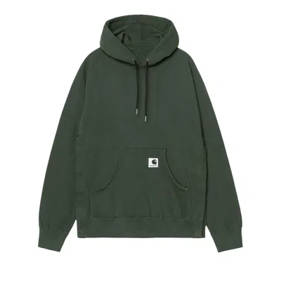 Pre-owned Sacai X Carhartt Wip Cotton Jersey Hoodie 'green' | Men's Size 2