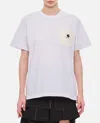 Sacai X Carhartt Wip Cotton T-shirt In White