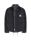 Sacai X Carhartt Wip Zip Hood Jacket In Black