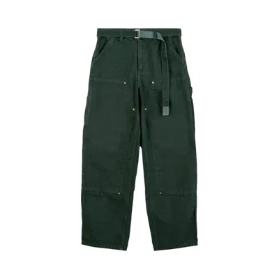 Pre-owned Sacai X Carhartt Wip Duck Pants 'green' | Men's Size 3