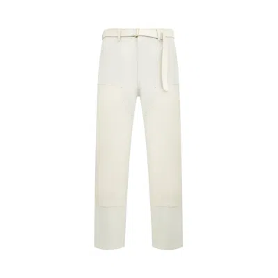 Pre-owned Sacai X Carhartt Wip Duck Pants 'ivory' | White | Men's Size 1