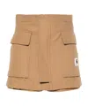 Sacai X Carhartt Wip Duck Shorts In Nude
