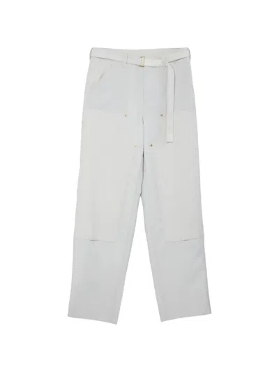 Sacai X Carhartt Wip Duck Trousers In White