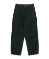 Sacai Belt Loop Casual Pants In Black