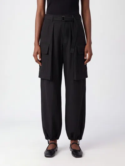 Sacai X Carhartt Wip Pants Woman In Black