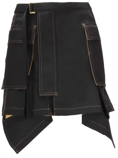 Sacai X Carhartt Wip Skirts In Black