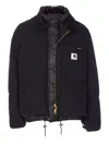 Sacai X Carhartt Wip Zip Hood Jacket In Black