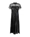 Sacai X Eric Haze Logo Print Dress In Black