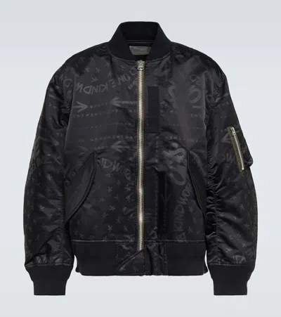 Sacai X Eric Haze Bomberjacke In Black