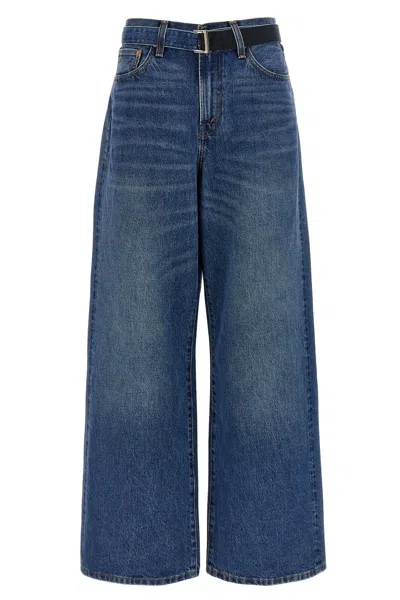 Sacai X Levi's Jeans In Blue