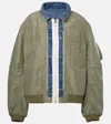 Sacai X Levi's Reversible Denim And Twill Blouson