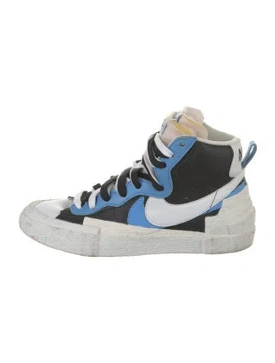 Pre-owned Sacai X Nike Blazer Mid Sacai Sneakers In Blue