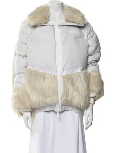 Pre-owned Sacai X Nike Down Jacket In Blue