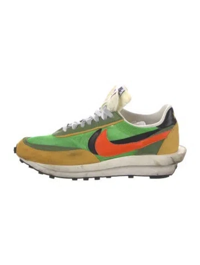 Pre-owned Sacai X Nike Ld Waffle ''green Gusto' Athletic Sneakers In Multi