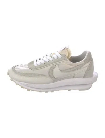 Pre-owned Sacai X Nike Ld Waffle 'nylon' Sneakers In White