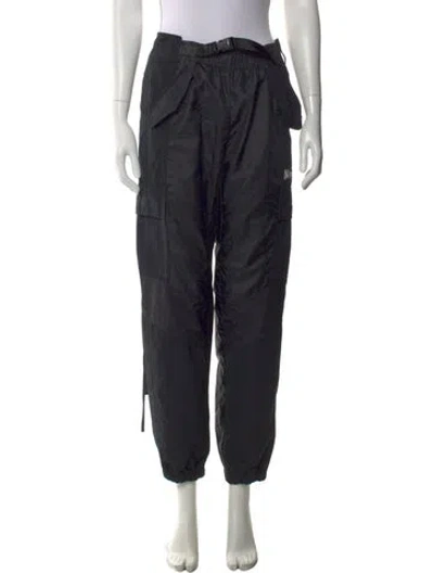Pre-owned Sacai X Nike Straight Leg Pants In Black