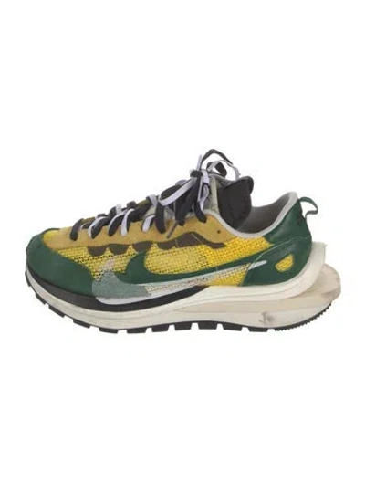 Pre-owned Sacai X Nike Vaporwaffle 'tour Yellow Stadium Green' Athletic Sneakers In Multi