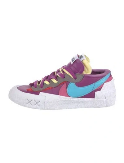 Pre-owned Sacai X Nike X Kaws Blazer Low 'purple Dusk' Sneakers