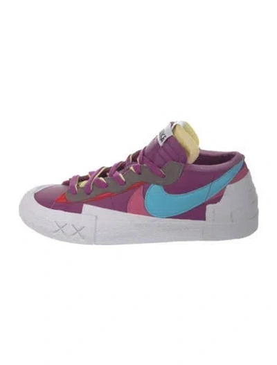 Pre-owned Sacai X Nike X Kaws Blazer Low Sneakers In Multi