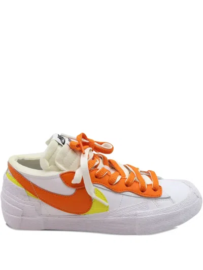 Pre-owned Sacai X  Blazer Low Sneakers In White