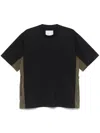 Sacai X Spiewak Cotton Jersey T-shirt In Black
