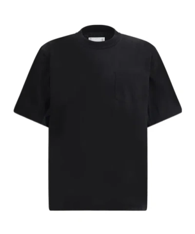 Sacai X Spiewak Cotton T-shirt In Black
