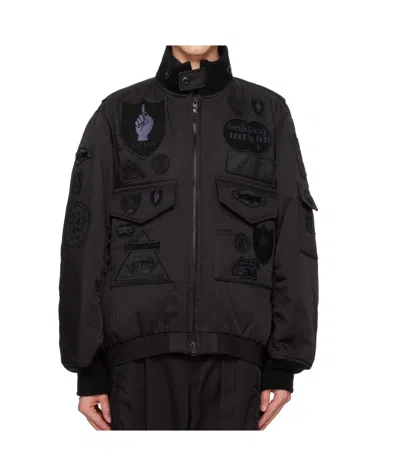 Sacai X Spiewak Pilot Jacket In Black