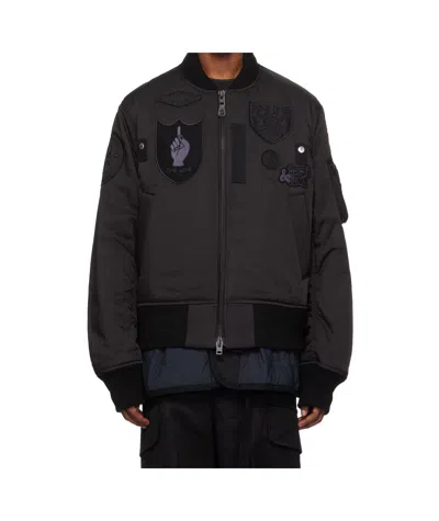Sacai X Spiewak X Gonz Casual Jacket In Black