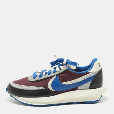 Pre-owned Sacai X Undercover Ld Waffle Night Maroon Team Royal Size 45 Multicolor Leather And Nylon Low Top Sneakers