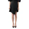 Sacai Denim X Wool Melton Skirts In Black