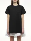 Sacai X Women's Poplin X Cotton Jersey Dress In Multi