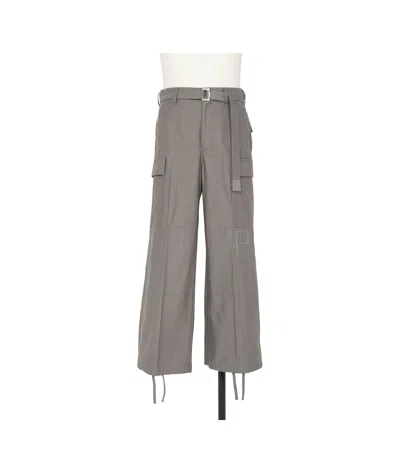 Sacai X Wtaps Casual Pants In Gray