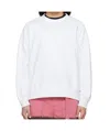 Sacai X Wtaps Sweatshirt In White