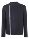 Sacai Wool Knit Blouson Clothing In Black