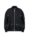 Sacai Zip Jacket In Black