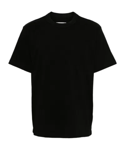 SACAI SACAI SIDE ZIPPED T-SHIRT
